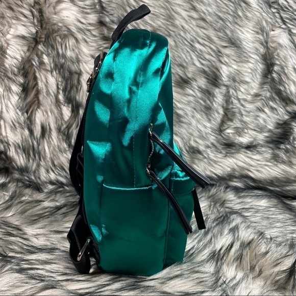 Mini Backpack unique Metallic Green Color - Picture 4 of 7